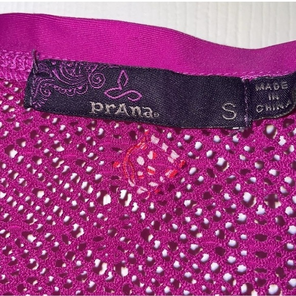 PrAna Magenta swim cover up - small. B3 - Picture 3 of 8